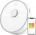 roborock S6 Pure Robot Vacuum and Mop Multi-Floor Mapping Lidar Navigation No-go Zones Selective Room Cleaning Super Strong Suction Robotic Vacuum Cleaner Wi-Fi Connected Alexa Voice Control