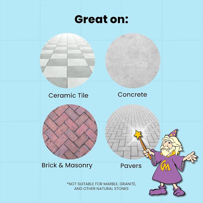 Grout66: Grout and Tile Cleaner with Low-Odor Non-Fuming Formula Ideal for Heavy-Duty Cleaning Quick Touch-Ups and Tile Maintenance. This Three Quarts Kit ensures Effortless Cleaning.