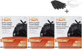 3 Pack 50 gal. Extra Large Clear Trash Bags (50-Count)