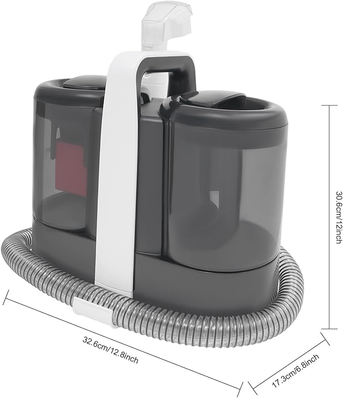 Carpet Cleaner Machine Floor Mounted Carpet Cleaning Machine with 2 Brushes &amp Detachable Hose 450W Powerful Bits Suction Machine Use for Home Housekeeping Service Pet Shop