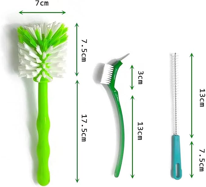 Blade Knife Cleaner Bowl Pot Washing Tool Cleaning Scrubbing Brush Ideal for Thermomix TM5 TM6 TM31 Food Mixer Monsieur Cuisine(The Complete Kit)