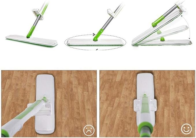 MopWet Mop Microfiber Mop Dry Mop for Home Bathroom Hardwood Laminate Cleaning Microfiber Pads