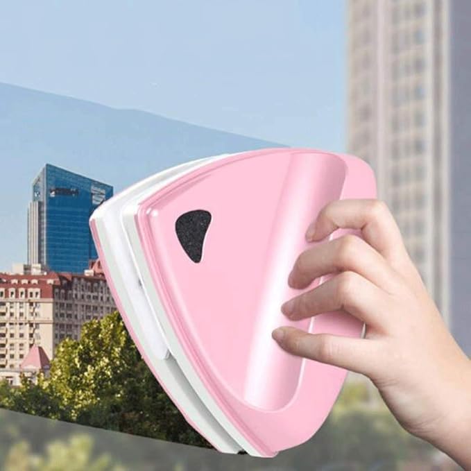 Glass Wiper - Magnetic Window Cleaner Strong Double-Sided Wipe High Floor Cleaning Household