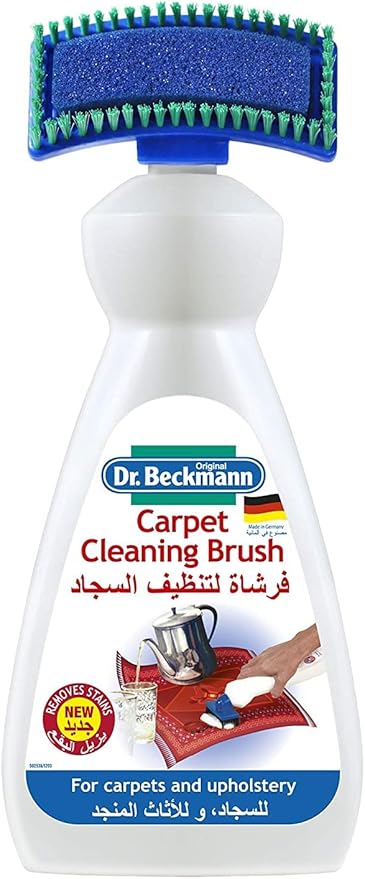 2 x Dr Beckmann Carpet Cleaner Brush 650ml Cleaning Upholstery Stain Remover by Dr Beckmann