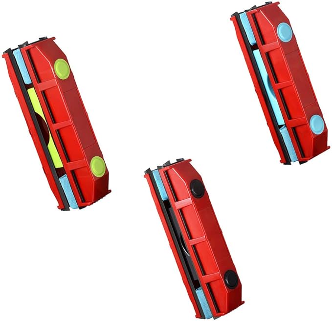 Double-Side Window Glass Wiper Gadgets Fits for Single Glazed for Anti-Fall