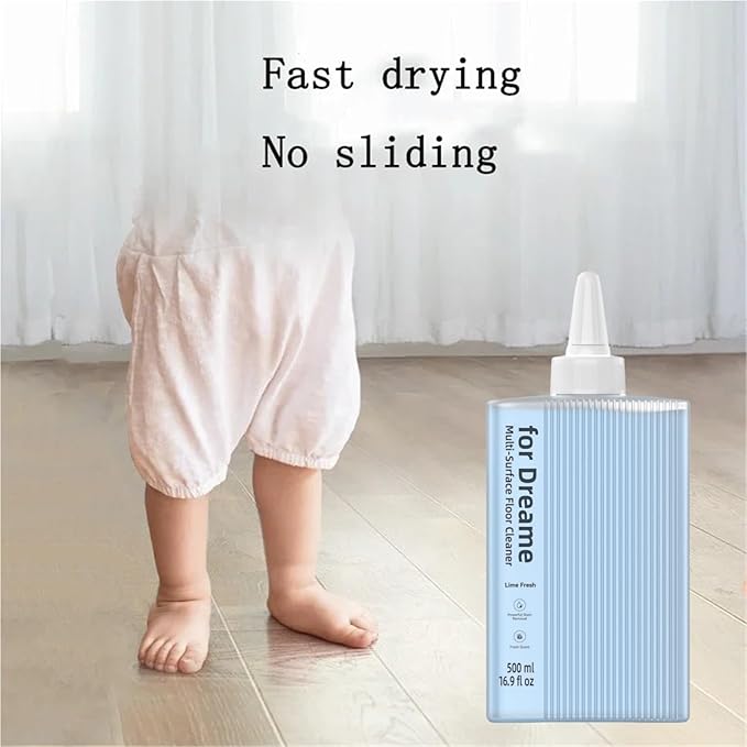 1-Pack Floor Cleaning Solution Compatible with Dreame H11/H12/H13/H14 Wet/Dry Vacuum Cleaner Accessories Lemon Fresh Scent 500ML 16.91oz