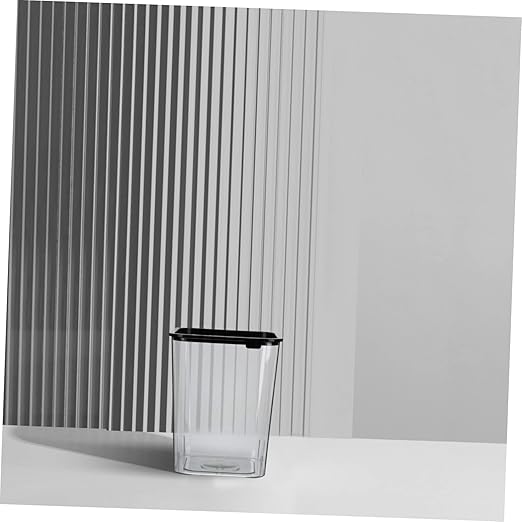 Decorative Trash Bin Lightweight Waste Paper Basket for Bedroom and Office Wastebasket for Indoor Use Modern and Stylish Design