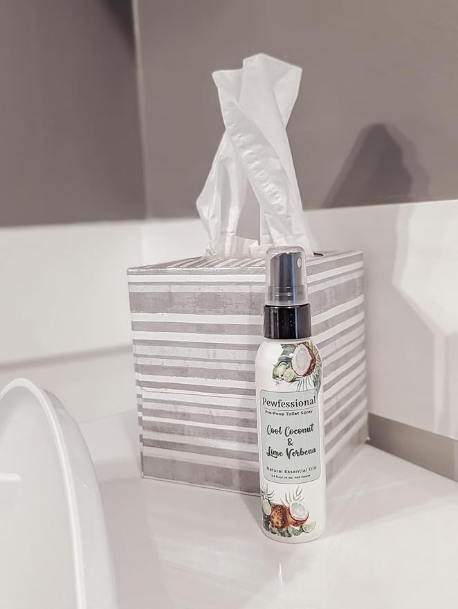 Before-You-Go Toilet Spray poop spray Toilet odor eliminator Pewfessional and Peuphoria 10 bottles 2.5 oz travel size