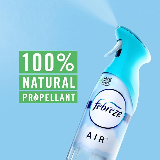 Febreze Odor-Fighting Air Freshener Room Fresheners Air Effects Air Spray Air Mist 8.8 Ounce - 3 Variety Count (Pack of 1) (Crisp Clean Linen &amp Sky Ocean)