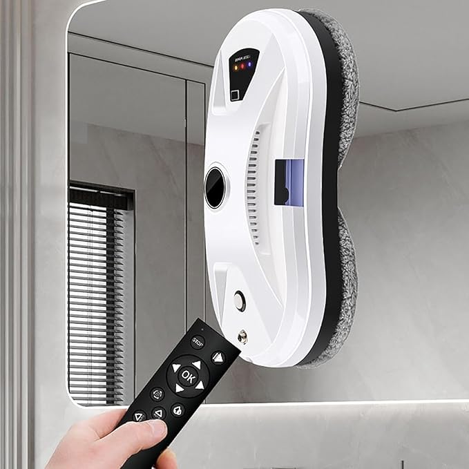 Auto Window Cleaning Robot Smart Cleaner Vacuum 5600pa Strong Suction for Indoor/Outdoor Window/High Buildings/Glass Door/Tiles