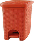 Stefanplast Elegance Bathroom Dustbin Orient Red 20.5 x 20.5 x 28 cm