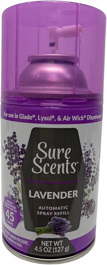 Generic Sure Scents Lavender - Air Freshner REFILL (4) &amp phyphys Tip Card