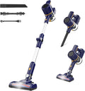 Cordless Vacuum Cleaner 6 in 1 Powerful Stick Vacuum for Home 2200mAh Battery Vacuum Rechargeable Vacuum (Cobalt)