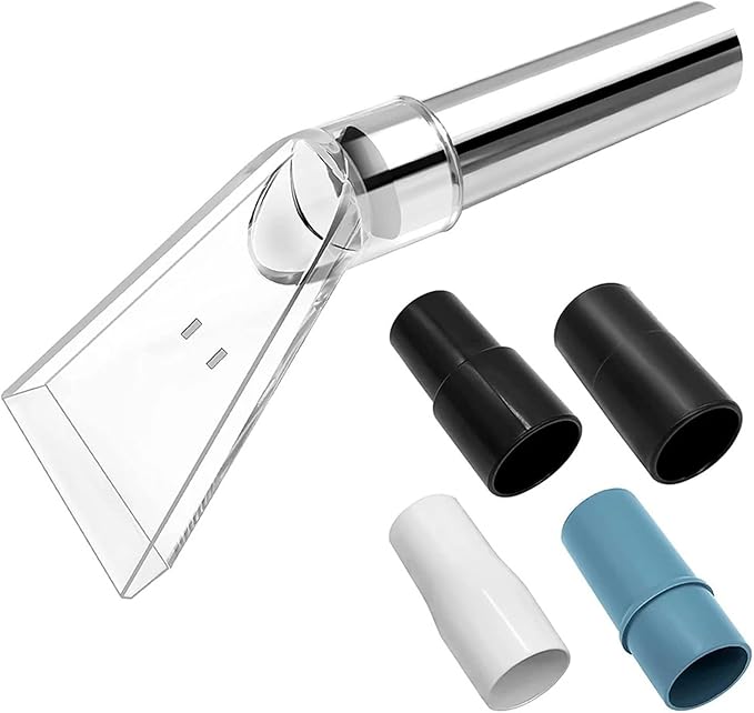 Extractor Hand Wand with Clear Head for Upholstery &amp Carpet CleaningCar Detailing Vacuum Wand for Portable Extractors