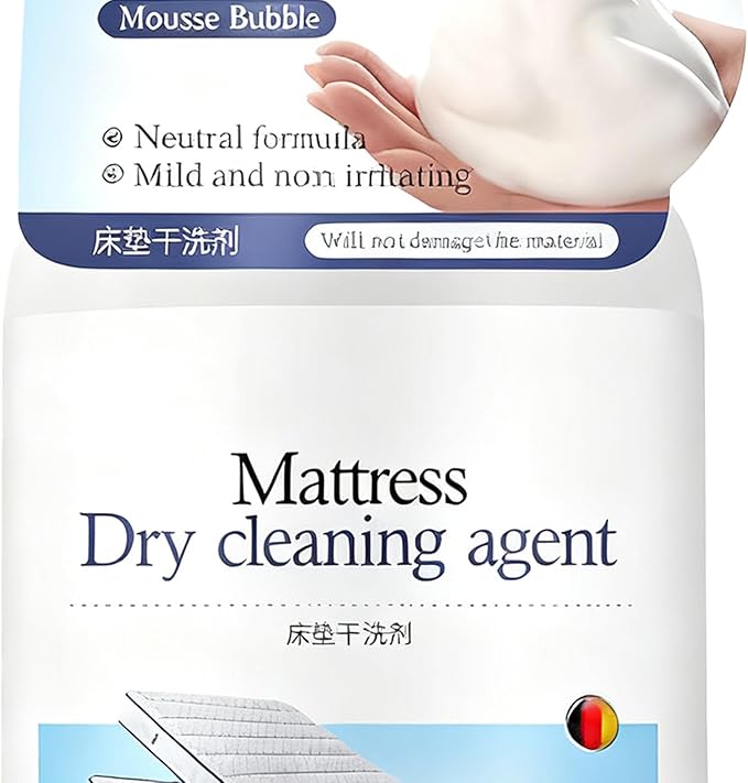 Mattress Stain Remover 300ml Plant-Based Quick-Drying Spray for Sofa Bed Carpet Couch Rug Upholstery Fabric Furniture Laundry Cleaning