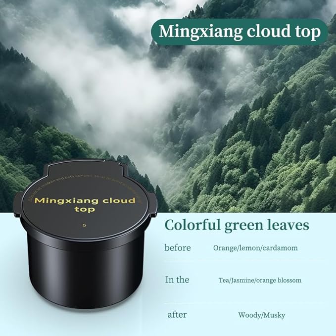 4PCS Car Air Freshener Refill (2000 sprays) Dedicated Perfume Long Lasting Air Fresheners - Smart Car Air Freshener Refill Made of Natural Plant Extracts(Mingxiang cloud top)
