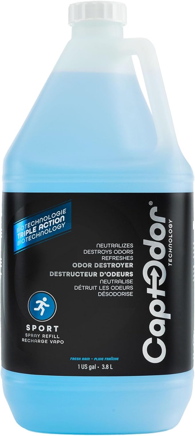 Sports Odor Destroyer Spray (1 x Gallon / 3.8L) Sports Gear Odor Eliminator &amp Deodorizer Spray - Neutralizer &amp Refresher Spray For Protective Equipment Sportswear &amp Outdoor Gear