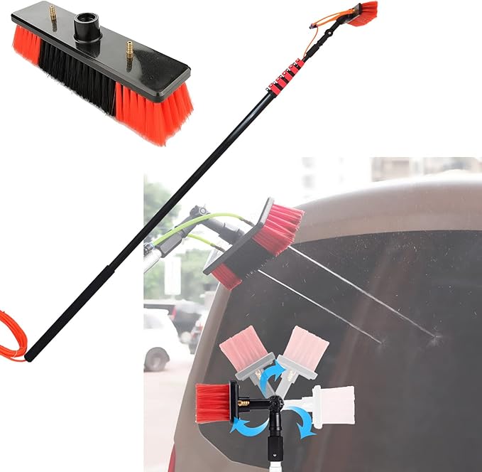 Window Cleaning Equipment Solar Panel Cleaning kit Window Cleaning kit extendable Window Cleaning Pole Water Fed Pole Kit Car Window Glass Cleaning Brush Lightweight O