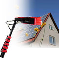 NYMFEA Window CleaningPole Water Fed Telescopic BrushExtendable Cleaner Conservatory Roof Cleaning Photovoltaic and Solar Panels Window Cleaning Brush Equipmen3.6m/12ft