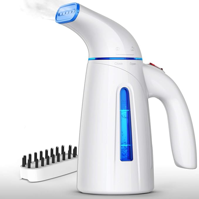 OGHom Steamer for Clothes Handheld Clothing Steamer for Garment 240ml Portable Travel Steam Iron (Only for 120V)