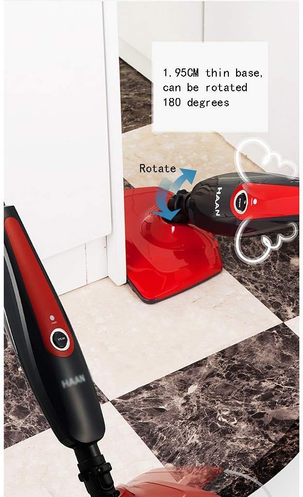 Red Cleaning Tools Steam Mop Electric Household Mop High Temperature Cleaning Wipe Machine 180 Degree Rotation Floor Cleaner