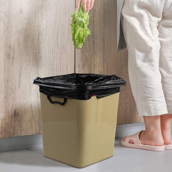 8 Gallons Drawstring Garbage Bags Trash Bags Black 120 bags