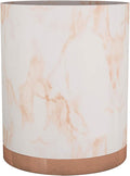 nu-steel MST8CH Misty Copper Collection Wastebasket or Dustbin Perfect for Home &amp Bathroom Accessories Resin and Metal