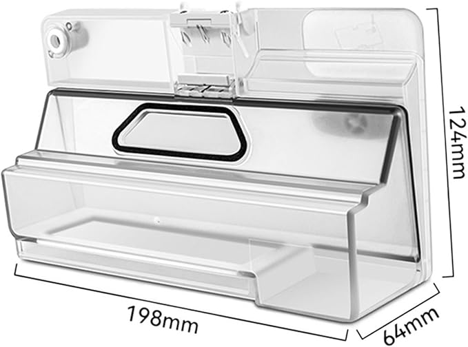 TEidea Mop Cloth Bracket 2-in-1 Water Tank Dust Collection Box Accessory Compatible for Xiaomi Mi Jia G1 MJSTG1 Vacuum Mop Basic Vacuum Cleaner