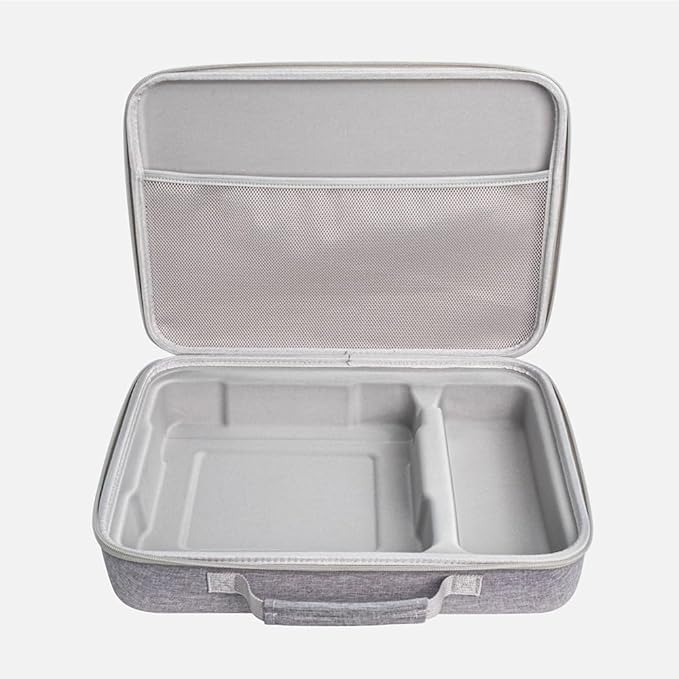 EVA Hard Shell Carrying Case for Ecovacs Mini Window Cleaning Robot Protective Storage Bag Box (Grey)