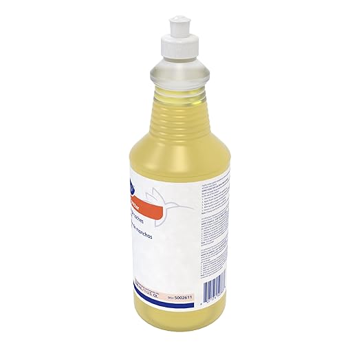 Diversey 5002611 Protein Spotter Removes Organic Soils on Carpet Including Bodily Fluids &amp Tough Stains Ready-to-Use Liquid 32-Ounce (Pack of 6)