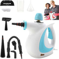 Delilahs Natural Steam Cleaner Official Delilahs Natural Steam Cleaner Delilah Steam Cleaner with 9 Accessories Handheld Power Steam Cleaner for Households (blue)