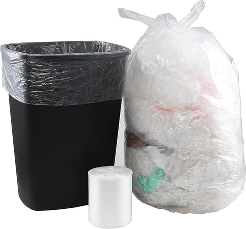 18 Gallon Tall Garbage Bags Clear Large Trash Bag 95 Counts