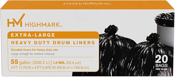 Highmark Trash Bags 55 Gallons Box Of 20 DP00664