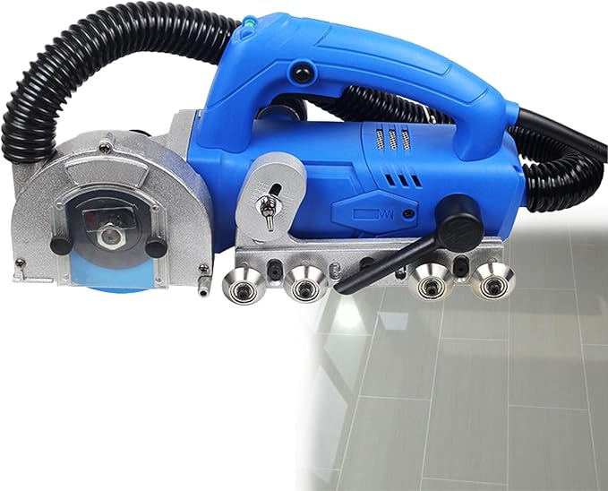 Electric Grout Removal Tool Tile Grout Remover Machine with Automatic Water Blower Device for Cleaning Grout Between Tiles Floor DIY Regrouting Tool