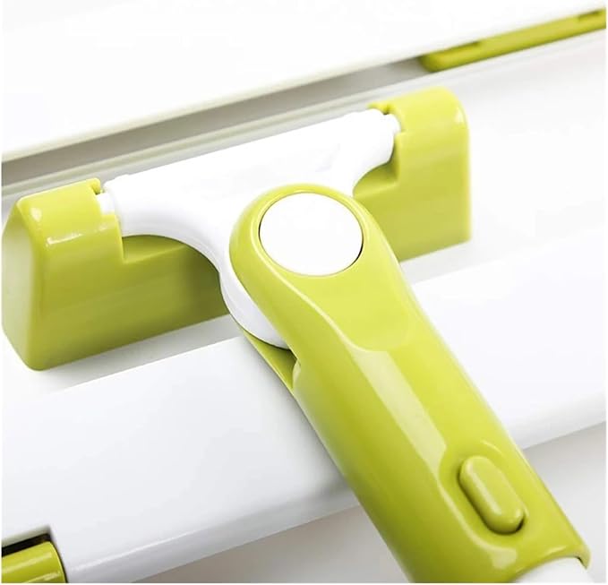 Flat Clip Mop Stainless Steel Telescopic Rod Floor Removal Convenient Household Kitchen Cleaning