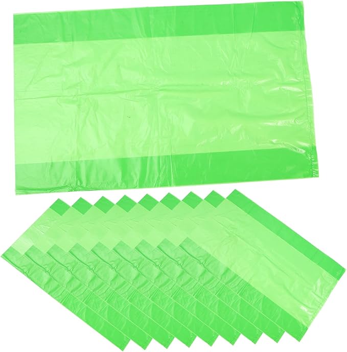 50pcs Thickened Plastic Kitchen Trash Bags Tear-resistant Garbage Liners for Bathroom Home Office Hotel School Use