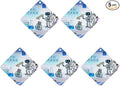 5PCS Car Air Freshener Hanging Personalized Double Sided Steampunk Puppy Car Fresheners Long Lasting New Cars Scents Cute Automotive Freshies for Closets Drawers (tea)