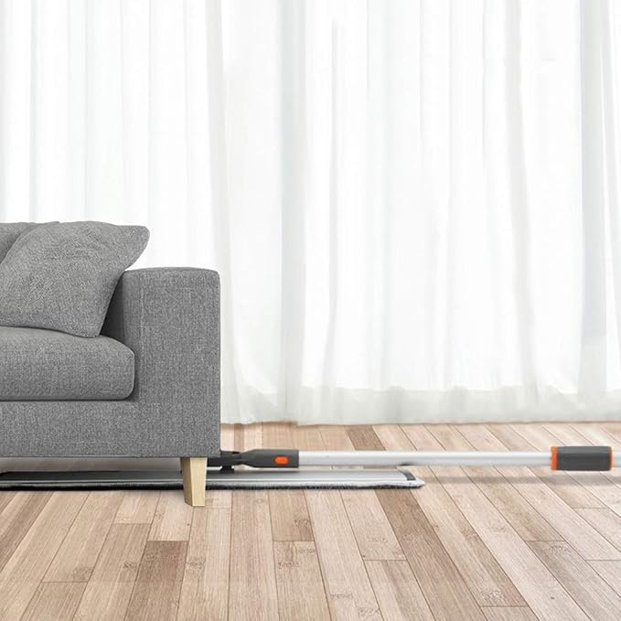 Mop Large Flat Household Lazy Mopping Artifact Free Hand wash mop Wet and Dry with a net Tow