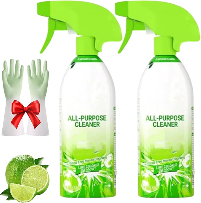 Cleanways All Purpose Cleaner 500ml Cleanways Power Cleaner Multipurpose Cleaners for House Cleaning Supplies Surface Deep Clean Spray for Kitchen Bathroom Quick-Easy Stain Removal (2pcs)
