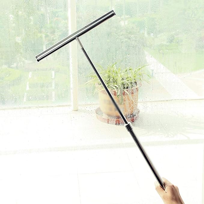 Glass Wiper- Wipe Bathroom Cleaner Window Artifact Wiper Scrub Tool Scraping