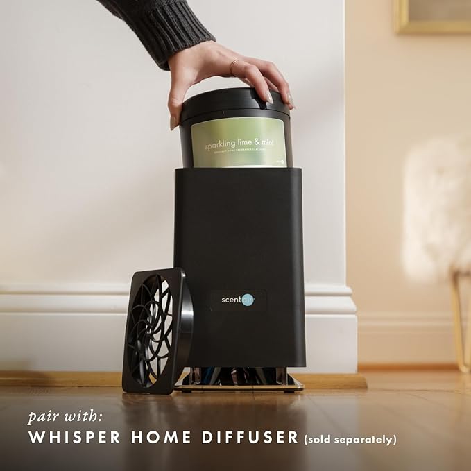 ScentAir Whisper Home Monthly Plug-in Refill Fragrance Cartridge for Home and Office Amazon Exclusive Sparkling Lime &amp Mint