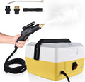 1800W Handheld Steam Cleaners for Home Use 4L Capacity High Temperature Fast Heating 5 Bar High Pressure Steamer Cleaner with Voice Prompt for Car Kitchen Air Conditioner Washing Machine