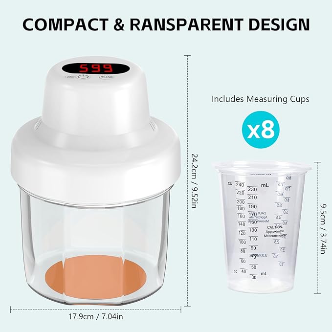 Resin Bubble Remover Quickly Remove 99% of the Air Bubble Within 6-10 Mins 98kPa Vacuum Degassing Chamber Large Capacity Epoxy Airless Machine for Epoxy Resin Artwork Crafts