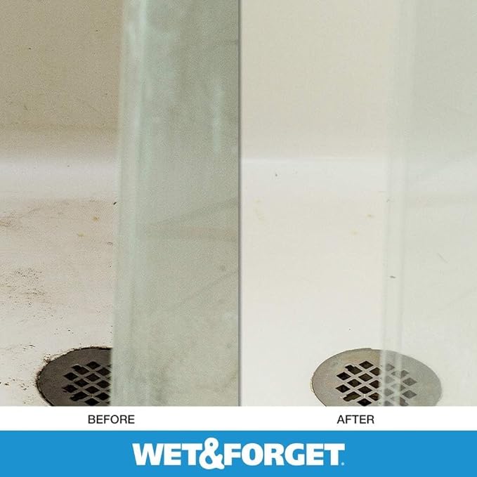 Wet &amp Forget Shower Cleaner Weekly Application Requires No Scrubbing Bleach-Free Formula 64 Ounce (Pack of 1)