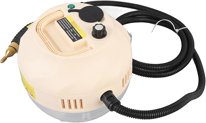 Car Steamer Handheld Steamer for Cleaning Portable Home Steam Cleaner for Kitchen Bathroom Tile with 3 Brush Head (US Plug 110V)