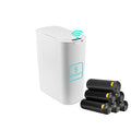 5 Gallon Motion Sensor Bathroom Trash Can Automatic Garbage Cans with Lid Touchless Smart Slim Plastic Trash Bin for Kitchen Bedroom Toilet Office Living Room