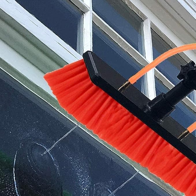 Extendable Cleaner Conservatory Roof Water Fed Telesbrush Outdoor Window Cleaning Pole Suitable for Photovoltaic Panel Cleaning Trucks Windows/12Ft/3.6M/24Ft/7.2M