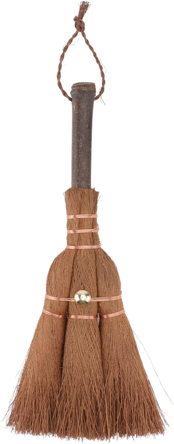 3pcs Mini Palm Broom Natural Bristles Compact Cleaning Brush for Tea Ceremony and Household Use Space-Saving Design for Efficient Dust Removal