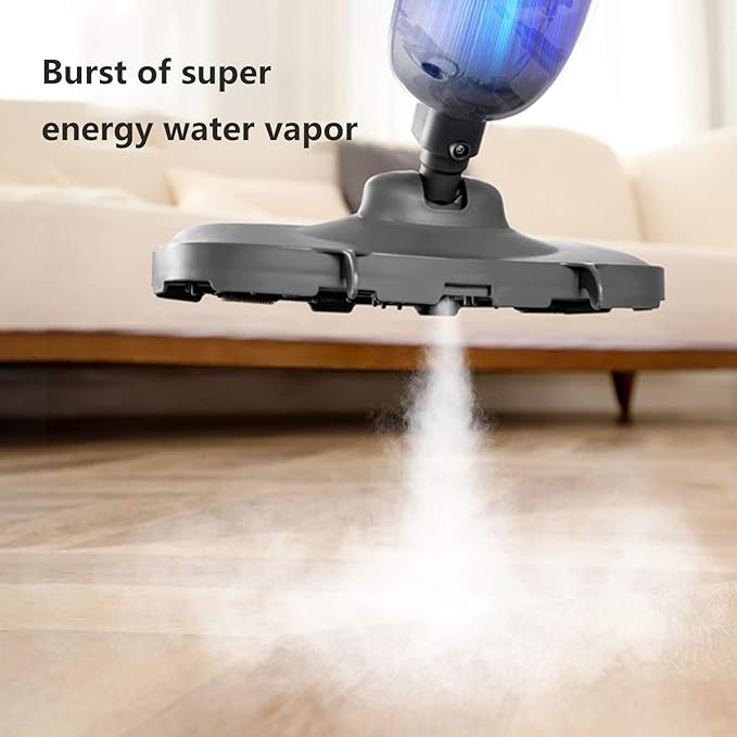 Household Mop Multifunctional Dust-Free Steam Mop Wireless Portable Push Rod Electric Cleaning Machine Living Room Bedroom Dining Room Carpet Pink