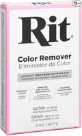 2oz. Rit Color Remover - Removes Stains from Cotton Linen Wool Rayon and Ramie - Bulk 12 Pack
